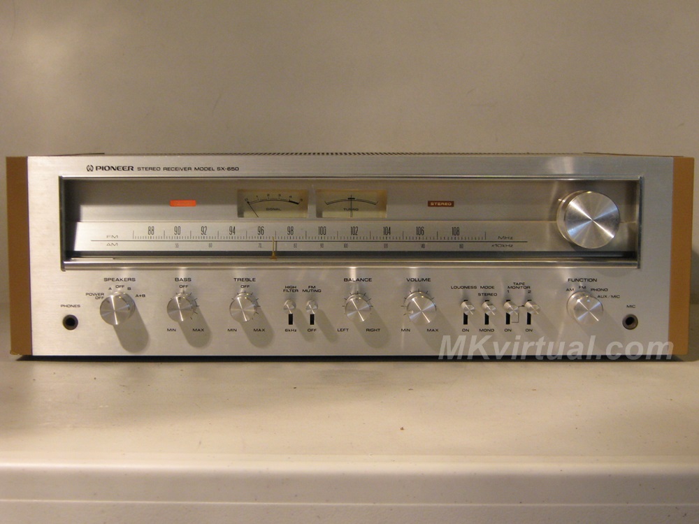 Pioneer SX-650 receiver