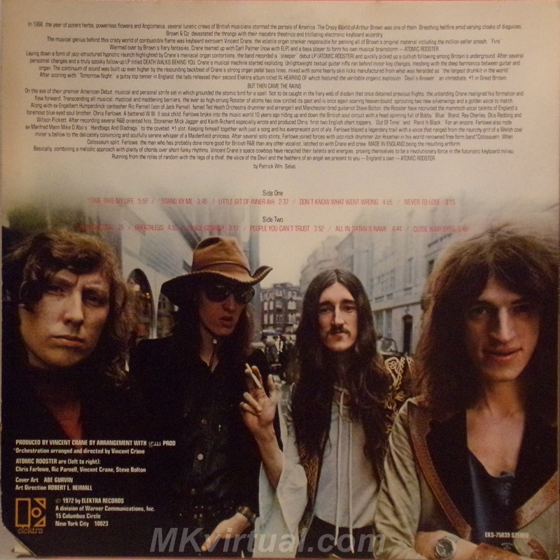 Atomic rooster - Made in England back cover