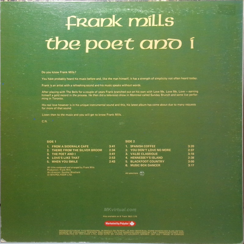 Frank Mills - The poet and I