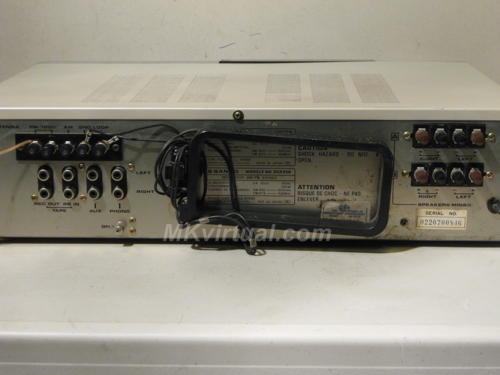 Sanyo DCR-250 stereo receiver