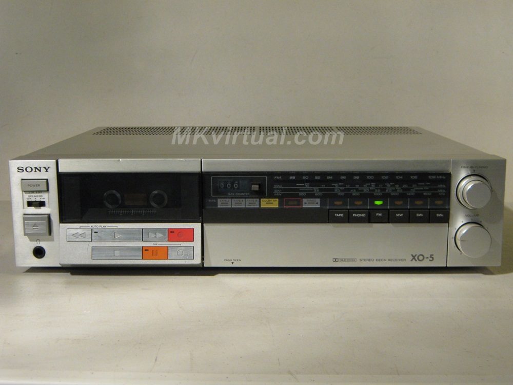 Sony XO-5 stereo receiver/deck combo