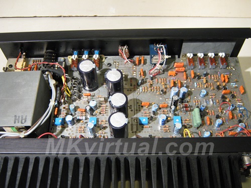 J.E. Sugden A-28 amplifier board view 1